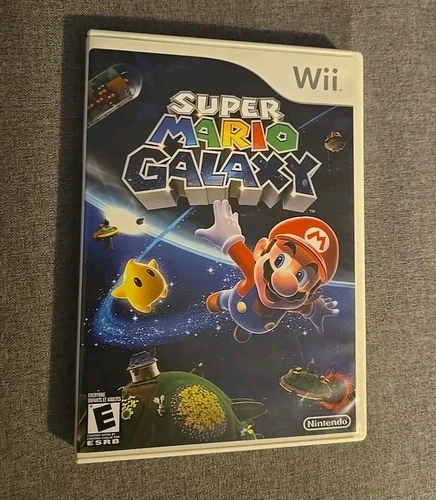 Super Mario Galaxy (Nintendo Wii, 2007) Complete W/ Manual Tested Working