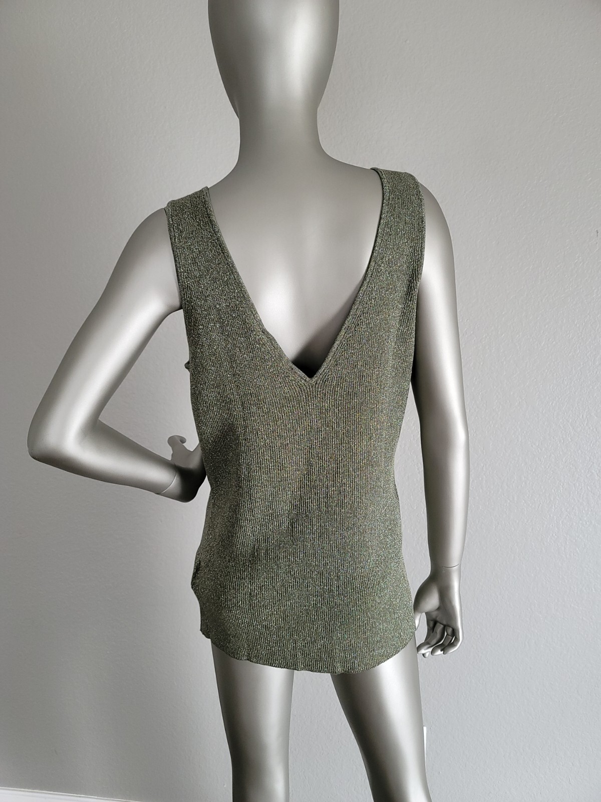 Ted Baker London Niyalia Metallic Tank Top Size 5 image 3