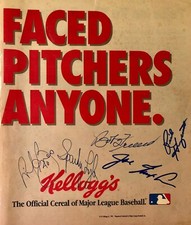 BOB FRIEND AUTOGRAPHED Page SPARKY LYLE JOE NUXHALL ANDY BENES HONEYCUTT w/COA 