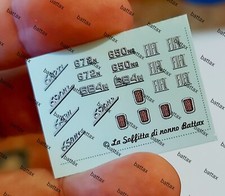 # 1/43 DECALS PER CAMION FIAT 690n3 672n 684N 650N2 643 - TRUCK LORRY BATTAX #