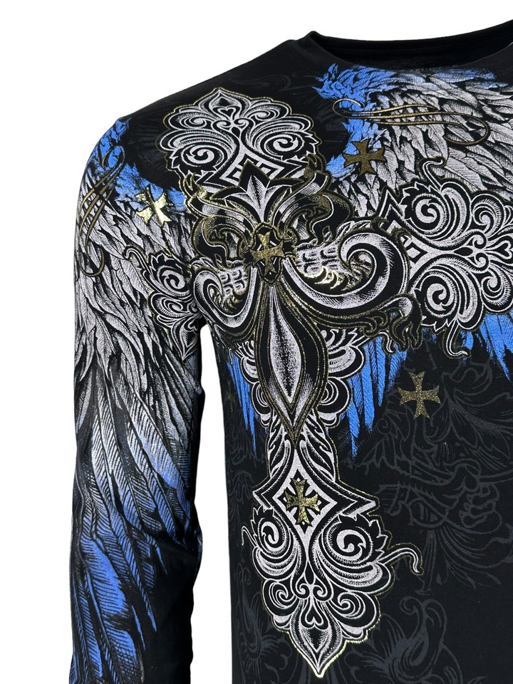 T-Shirt Biker Con Teschio XTREME Da Uomo - S-4X Albania - Foto 10