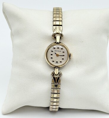 Vintage Benrus 10k RGP Ladies Watch 17mm Working ￼