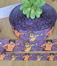 7/8  1.5" 1 YD Velma Scooby-Doo Grosgrain Ribbon Velma Mystery Machine