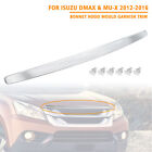 <!--F#f_0-->Front Bonnet Hood Mould Garnish Trim Chrome For Isuzu Dmax Series Ute 2012~2016<!--F/-->