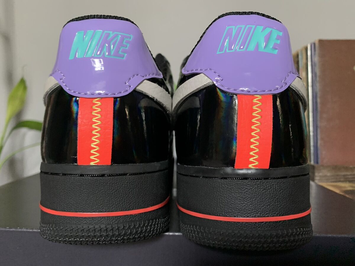 🃏💜 💚 NEW RARE NIKE AIR FORCE 1 JOKER Vandalized DS Size 🃏💜 💚 NEW RARE NIKE AIR FORCE 1 JOKER Vandalized DS Size