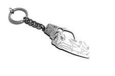 Stainless Steel Keychain 3D Car Body Lase Cut Key Ring fit Aston Martin Valkyrie