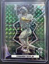 Fernando Tatis Jr 2022 Panini Mosaic Baseball Green Prizm No 126