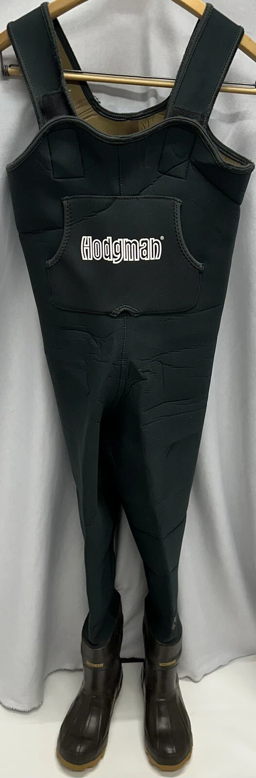 Hodgman Waders With Thinsulate Steel Shank Boots Size Small-7