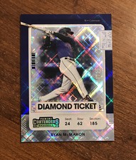 Ryan McMahon 2021 Panini Contenders Diamond Ticket #67 Yankees Rockies 6/15