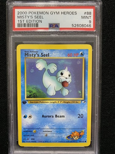 Misty's Seel (1st Edition) graded PSA 9 for sale on eBay