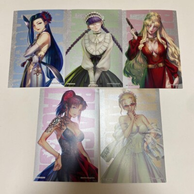 Black Lagoon 20th Anniversary Metallic Postcard Full Complete Set Shogakukan