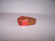 Wet Nose Designs Classic Fall Mums Dog Collar Fall Harvest Flowers COLOR Buckle