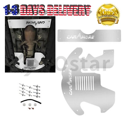 LOSTAR Catalytic Converter Protection Shield Fits 2010-2015 Toyota Prius l4 1.8L