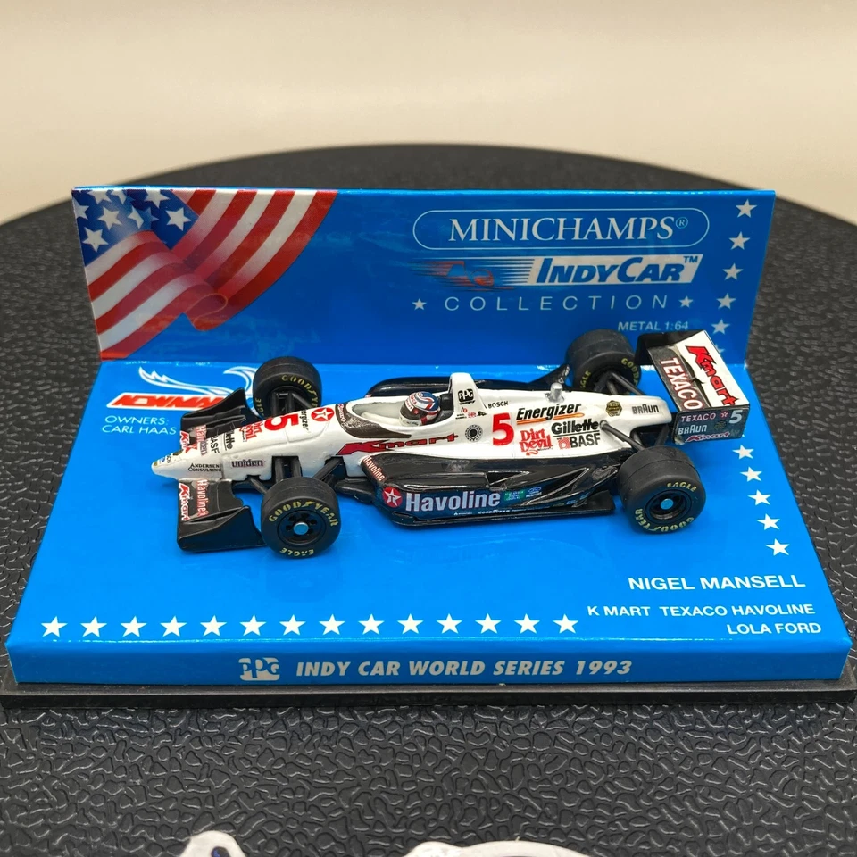 PMA MINICHAMPS 1/64 Indy Car World Series 1993 Nigel Mansell TEXACO LOLA FORD - Image 3 of 4
