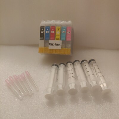 Empty Refillable ink cartridges T098 For Artisan 600/700/800/710/810 NonOEM