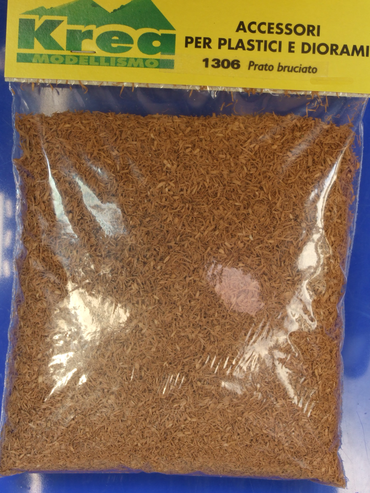 Prato turf colore bruciato per plastico o diorama - Krea Modellismo 1306