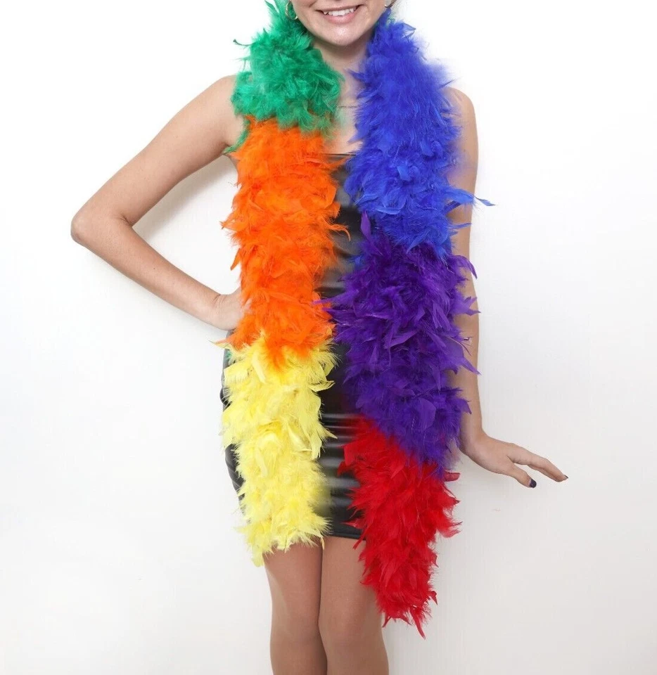 100g Gram Chandelle Feather Boa Dance Party Halloween Costume - Image 2 of 4
