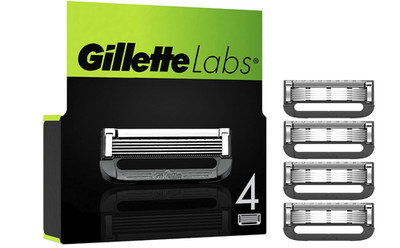 Gillette Labs 4 Rasierklingen Ersatzklingen Herren 5 Klingen Heated Razor