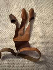 Vintage Leather Finger Tabs
