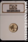 1950-D Roosevelt Dime - NGC MS 66 - Scarce  No Reserve  #SLK441