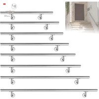 Edelstahl Handlauf TreppengeläNder Wandhalterung Endkappen 60Cm Edelstahl}