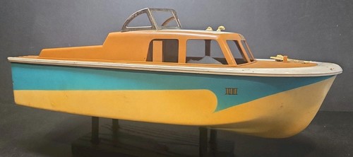 S2 Vintage Sea Patrol Cabin Cruiser Boat Model See Details! US Seller 