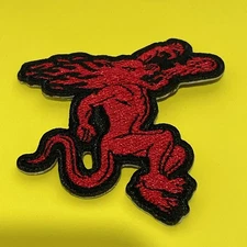 3” Fireball Whiskey Iron On Patch NEW Red Devil Fire