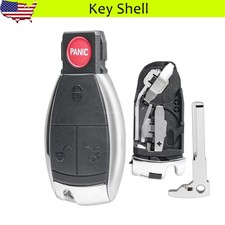For Mercedes Benz E C R Cl Gl Slk Smart Remote Key Fob Shell Case Blank 4 Button
