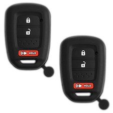 2 Key Fob Remote Skin Shell Case Cover Replacement for Honda MLBHLIK6-1T