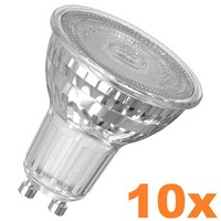 10 X Osram GU10 Led Strahler PAR16 60° Abstrahlwinkel 6,5W Wie 80W Neutralweiß