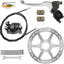 Mini Bike Brake Lever 180Mm Disc Brake Rotor  Rear Brake Caliper Replacement F