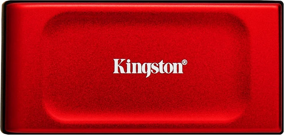 Kingston XS1000 1TB External SSD USB 3.2 Gen 2 Portable Solid State Drive Red -S - Image 2 of 4