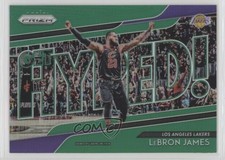 2018-19 Panini Prizm Get Hyped! Green Prizm LeBron James #4 2z8