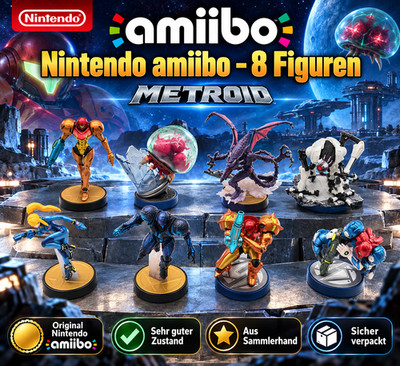 Nintendo amiibo Metroid   8 Figuren Sammlung   zum Aussuchen - Sammlerstücke :)