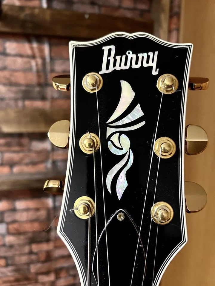 Burny Les Paul Custom type GOTOH locking pegs Electric Guitar Used From Japan - Image 3 of 4