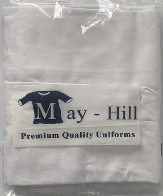May-hill Premium Quality Uniforms Size XSS White Long Sleeve Unisex Labcoat