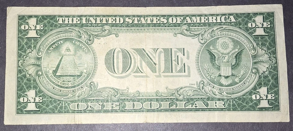 1935 F $1 Dollar Silver Certificate Note/Bill X33562078I LS6 - Image 2 of 2