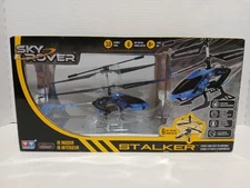 Sky Rover STALKER 3 Channel IR Gyro Helicopter BLUE Indoor Remote Control NEW