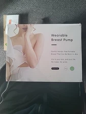 New Double Wearable Electric Suction Hands Free Breast Pump Milk Feeding 2 Piece