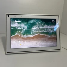 Facebook Meta Portal (2nd Generation) Smart Speaker - White, 10” Tested!