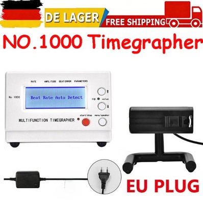  No.1000 Weishi Timegrapher Mechanische Uhr Timing Machine Multifunktions EU