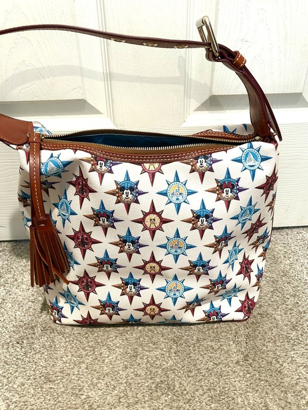 Dooney & Bourke Mickey Mouse Disney Parks Passport Hobo Satchel Handbag
