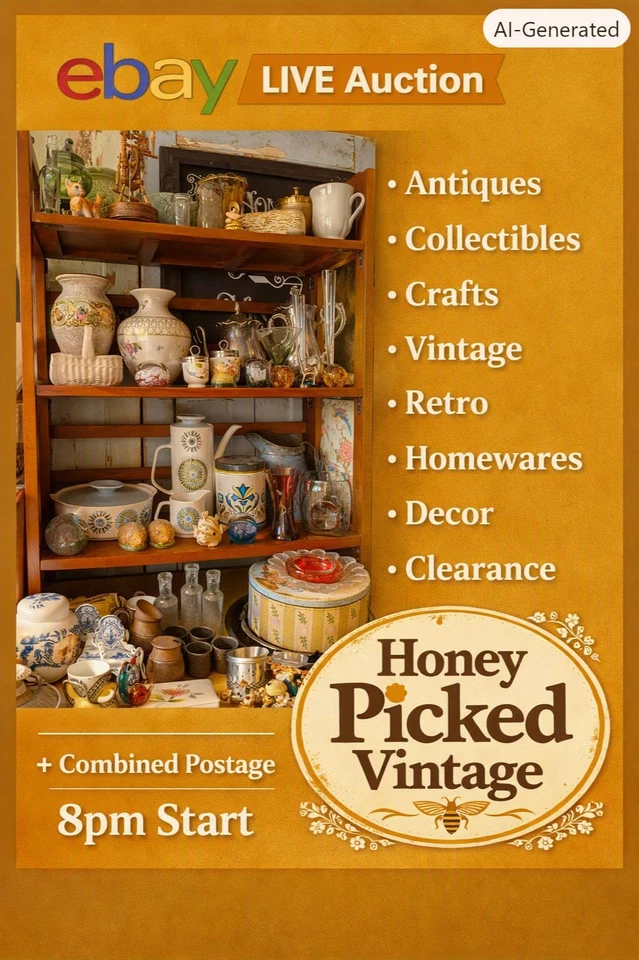 Antiques, Collectibles, Crafts, Vintage, Retro, Homewares, Decor, Clearance