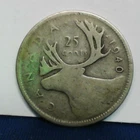 1940 80% Silver Canadian Quarter