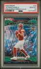 2024 Panini Prizm - Fireworks Jayden Daniels #24 Green Wave Prizm (RC)