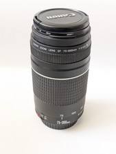 Canon EF 75-300mm f4-5.6 III Lens, Both Caps, Good Condition.