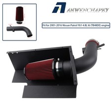 For Nissan Patrol Y61 I6-4.8l Tb48 2001-16 High Flow Cold Air Intake Filter Kit