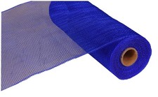 10 Inch x 30 Feet Deco Poly Mesh Ribbon - Purple Non Metallic : RE130225