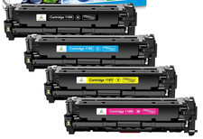 4PK Toner Cartridge for Canon 118 Color ImageCLASS MF8580CDW MF8380CDW MF726CDW