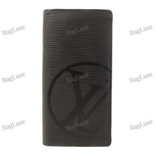 LOUIS VUITTON LV SHW Portefeuille Brazza Long Wallet M63511 Epi Black